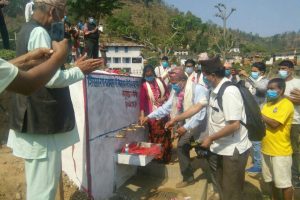गाउँमा खानेपानी पुगेपछि चुडिवासिमा हर्षित