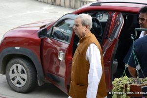भारतीय राजदुतलाई भेटेर महन्त ठाकुर सिधै बालुवाटार