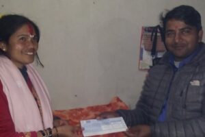 पत्रकार बमद्वारा जन्मदिनको अवसरमा अक्षय कोष स्थापनाका लागी सहयोग