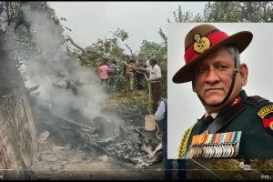 भारतिय सेना प्रमुख बिपिन रावत चढेको हेलिकप्टर दुर्घटना