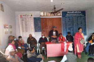 नेपाली कांग्रेस अछाम क्षेत्र १ प्रदेश सभा क को बैठक सम्पन्न
