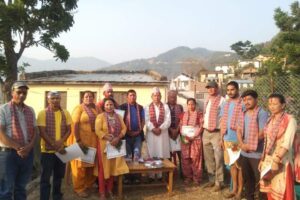 सिलगढी खानेपानी तथा सरसफाई उपभोक्ता समितिका पधाधिकारीद्वारा सफत तथा पदभार ग्रहण