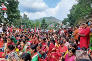तीन दलिय गठबन्धनको सयुक्त चुनावी आम सभा बान्नीगढी जयगढ गाउँपालिकामा सम्पन्न