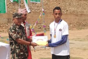 खप्तड-शैलेश्वरी म्याराथन प्रतियोगितामा नेपाली सेनाका शाही प्रथम