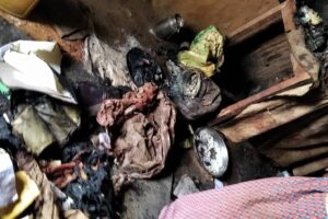 मेल्लेख ७ का वडा अध्यक्षको घरमा आगलागी,२ लाख ५२ हजार नगद सहित घरमा रहेका सबै सामान जलेर नष्ट