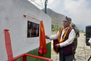 नेपाली सेनाद्वारा बेलखेतमा सुबिधा सम्पन्न प्रतिक्षालय निर्माण