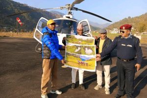 खप्तड,बडिमालिका,रामारोशन हेलिटुरको मन्त्री पाण्डेद्वारा उद्घाटन
