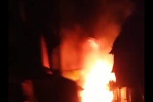 जयगढ बजारमा भिषण आगलागी,४५ मिनेट हुदाँ समेत नियन्त्रणमा आएन