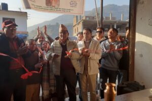 अछाम १ का प्रतिनिधि सभा उम्मेदवार स्वारको सम्पर्क कार्यालय साँफेबगरमा उद्घाटन