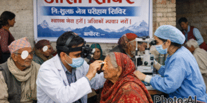 बान्नीगढी जयगढ गाउँपालिकामा २ दिने आखाँ शिबिर हुदै