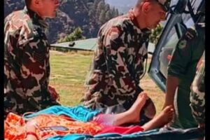 हेलिकप्टर मार्फत उद्वार गरिएकी सुत्केरी आमा र शिशुको मृत्यु