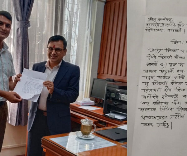 मेल्लेख गाउँपालिका सरुवा पछि शाखा अधिकृत गणेश घिमिरेले दिए राजिनामा