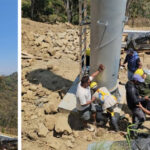 चिसापानीमा निर्माणाधीन केवलकारको पोल ठड्याउने काम सुरु