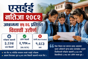 अछाममा एसईईमा ५५.२६ प्रतिशत विद्यार्थी उत्तीर्ण