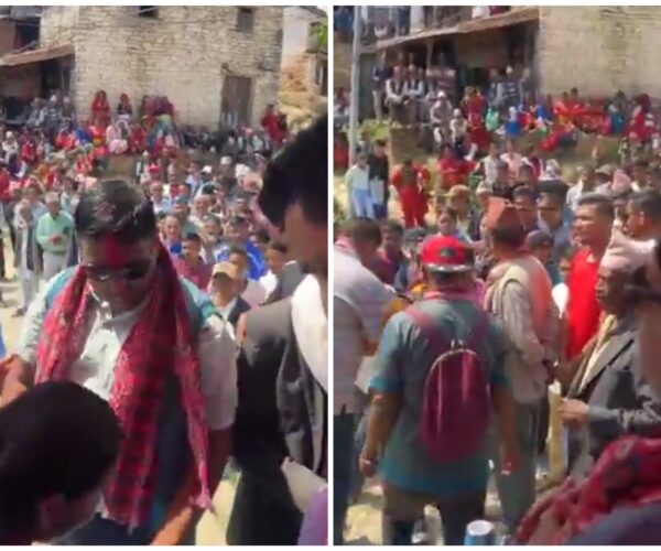 बिनायकमा रास्वपा प्रबेश गर्नेको लहर,एकै दिन ५ सय बढी रास्वपा प्रबेश