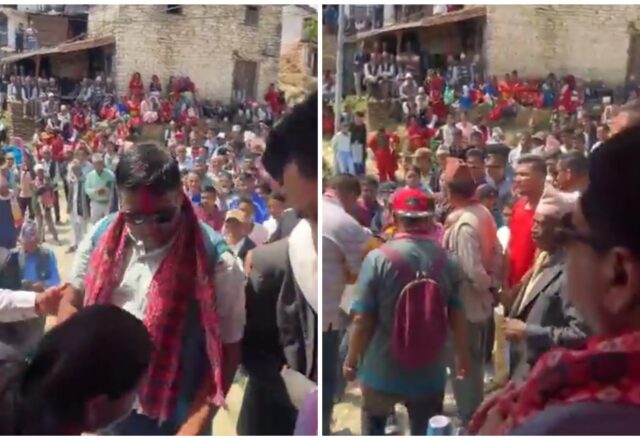 बिनायकमा रास्वपा प्रबेश गर्नेको लहर,एकै दिन ५ सय बढी रास्वपा प्रबेश
