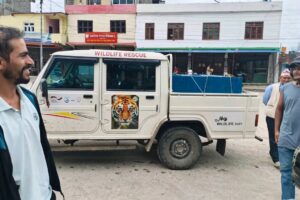 अछामको मेल्लेख रावतबाडामा भेटिएको चितुवा नियन्त्रणमा लिईयो