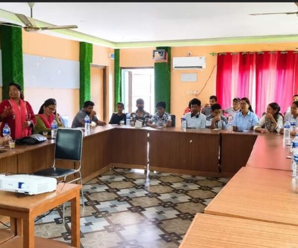 साँफेबगरमा युवाहरूका लागि बिपद् व्यवस्थापन र जलबायु परिवर्तन बारे अभिमुखिकरण सञ्चालन