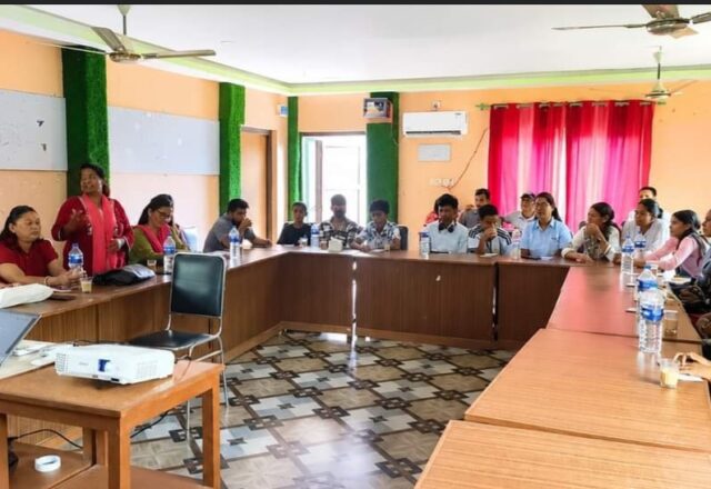 साँफेबगरमा युवाहरूका लागि बिपद् व्यवस्थापन र जलबायु परिवर्तन बारे अभिमुखिकरण सञ्चालन